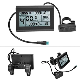 bizofft Ordinateurs de vélo bizofft Compteur d'affichage de vélo, KT-LCD3 en Plastique de Compteur d'affichage de vélo de Fonction de Mot de Passe pour la Modification pour des Accessoires de vélo pour Le vélo pour Le vélo