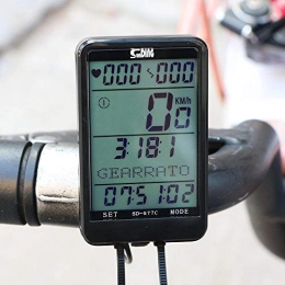  Ordinateurs de vélo Cyclisme LCD Chronomètre sans Fil étanche à l'eau MTB Compteur de vélo Compteur de vélo Odomètre à vélos