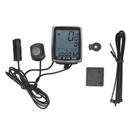 EVTSCAN Accessoires EVTSCAN Ordinateur de vélo Filaire étanche Compteur kilométrique Compteur de vitesse avec affichage rétroéclairé