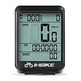 GYAM Ordinateurs de vélo GYAM Compteur de Vitesse de vélo Filaire d'ordinateur de Cyclisme odomètre avec Distance de Trajet et minuterie Compteur de Vitesse précis Durable pour vélo