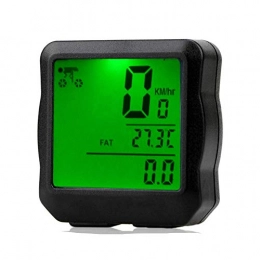 HJTLK Ordinateurs de vélo HJTLK Ordinateur de vélo, Compteur de vélo Filaire étanche rétro-éclairage LCD numérique vélo Compteur de Vitesse Costume pour la Plupart des vélos