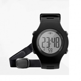 HJTLK Ordinateurs de vélo HJTLK Sangle de Poitrine sans Fil Montre la fréquence Cardiaque, Montres de Sport de Course en Plein air Moniteur Montre numérique Alarme chronomètre pour Hommes Femmes