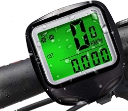 J & J Ordinateurs de vélo J & J Ordinateur de vélo sans Fil étanche vélo Compteur kilométrique Compteur de Vitesse Automatique Réveil utilisateur Cyclisme Ordinateur A / B LCD rétro-éclairage vélo Accessoires