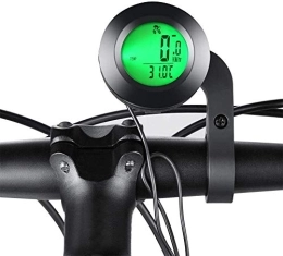 J & J Ordinateurs de vélo J & J Vélo Compteur de Vitesse sans Fil, étanche Ordinateur de vélo et odomètre vélo avec réveil Automatique LCD Multifonction 3 Couleurs d'affichage rétro-éclairage