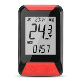 Susulv Ordinateurs de vélo Odomètre de Vélo 2.0 '' Ecran 130 Cyclisme Smart GPS Cyclisme Easy Fix sur Le Guidon ou Le Mont d'ordinateur de vélo Ordinateur de vélo (Couleur : Red, Size : One Size)