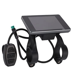 Shanrya Ordinateurs de vélo Shanrya Compteur d'affichage LCD, Ordinateur de vélo de Protection Stable 36V 48V pour vélo électrique