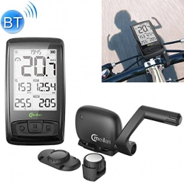 IEAST Ordinateurs de vélo Vélo Odomter Ordinateur De Vélo Meilan M4 IPX5 Étanche Bluetooth V4.0 Sans Fil Ordinateur De Vélo Vélo Chronomètre Speedomètre Cadence Odomètre Capteur Avec Écran 2, 5 Pouces, Pour Le Suivi Speed ​​Rid