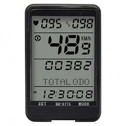 YIQIFEI Ordinateurs de vélo YIQIFEI Ordinateur de Cyclisme chronomètre sans Fil VTT vélo Compteur kilométrique Compteur de Vitesse de vélo avec (chronomètre)
