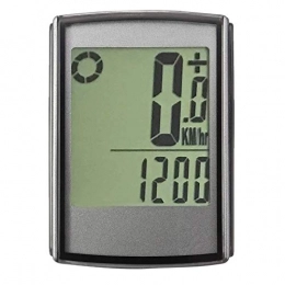 YIQIFEI Accessoires YIQIFEI Ordinateur de vélo IP65 étanche sans Fil LCD vélo de vélo Ordinateur de vélo Compteur kilométrique Compteur de Vitesse Grand écran (Co (chronomètre)