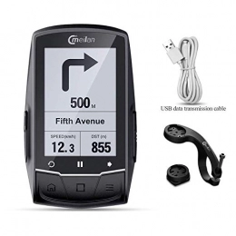 YMYGCC Ordinateur de vélo GPS Ordinateur de vélo sans Fil Compteur de Vitesse vélo VTT vélo odomètre Capteur de Vitesse Moniteur de fréquence Cardiaque en Option 94 (Color : M1)