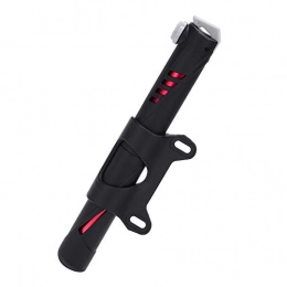 Fanuosuwr Accessoires Fanuosuwr Pompe à Vélo Légère Combinaison Outil Multifonctionnel Petite Pompe à Main vélo Portable avec Support Fixe Largement Utilisé (Couleur : Black, Size : 205mm)