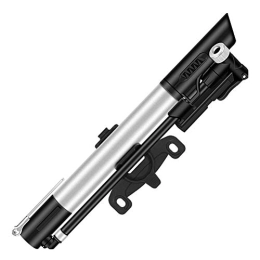 HKYMBM Accessoires HKYMBM Mini Bike Pump, avec Baromètre 117 PSI Compatible avec Les Valves Presta Et Schrader Vélos Pompe À Air des Pneus