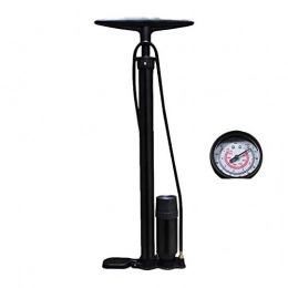 Jtoony Pompes à vélo Jtoony Pompe à Vélo Pompe à Plancher activée Multifonction Universelle à Haute Pression pour Pied de Bicyclette Fit Valve Presta Schrader avec manomètre Pompe à Vélo Tire (Color : Black, Size : 60cm)