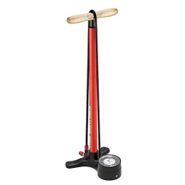 LEZYNE Pompes à vélo LEZYNE Sport Floor Drive-Manomètre 3" 5 Pompe à Pied Mixte Adulte, Fire Red