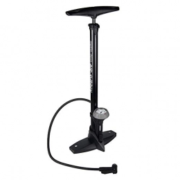 Mhwlai Pompes à vélo Mhwlai Pompe à Pied Ergonomique pour Bicyclette avec manomètre et tête de soupape Intelligente Équipement de pédalage de Pompe Manuelle de 160 psi (Trois Couleurs), Noir