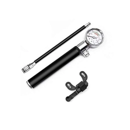 JBNS Pompes à vélo Mini Bike Pump Pompe À Air Portable Vélo avec Manomètre 210psi Presta Schrader Valve pour VTT Ballon Gonflable Jouet