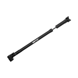 P4B Accessoires P4B | Pompe à cadre de vélo | Convient pour toutes les valves françaises, Dunlop ou de voiture | 514-580 mm de longueur | En plastique | En noir