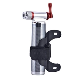 Pompe De Gonflage De Co2 De VéLo, Mini Pompe Portative De VéLo D'Alliage D'Aluminium Pompe Multifonctionnelle Professionnelle LéGèRe De Pneu De VéLo pour Les VéLos De Montagne De Route