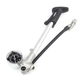 YLCJ Pompes à vélo Pompe à vélo Pompe de vélo de montagne Mont amortisseur fourche haute pression portable pneus gonfleur de pneu de bicyclette Pompe Couleur: Argent, Taille: 255mm WYSY ( Color : Silver , Size : 255mm )