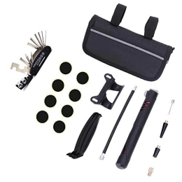 WYJW Accessoires Tools for reparing Mini Manual Bike Pump with Glueless Puncture Repair Kit, Mount Kit, Extend Inflating Tube Fit Presta & Schrader Valve Bike Floor Pumps Pro Bike Tool Repair Parts