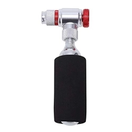 YMYGCC Pompes à vélo YMYGCC Pompe Velo Vélo Rapide Mini Pompe Bouteille Gonflable VTT épaissie Portable Co2 gonfleur Bouteille de gaz BIK Montagne (Color : Black Silver Red)