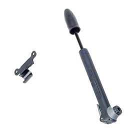 Zhengowen OS Pompes à vélo Zhengowen OS Pompe à vélo Mini Pompe à vélo en Plastique pour VTT avec Support de Montage pour Pompe à vélo à Valve Presta & Schrader Mini Pompe à vélo (Couleur : Noir, Taille : 23cm)