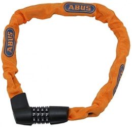 ABUS Verrous de vélo Abus 1385 / 75 Chaîne antivol Orange fluo 75 cm