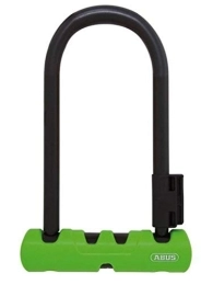 ABUS Verrous de vélo ABUS 410 SH34 Antivol U pour vélo Unisex, Noir / Vert, 14 cm