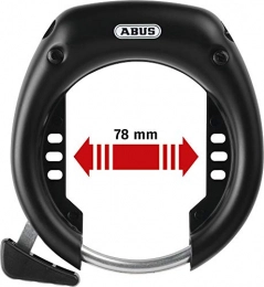 ABUS Verrous de vélo Abus 5750L Shield Plus R Vélo Noir 8 mm L = 78 mm H = 109 mm