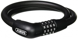 ABUS Verrous de vélo ABUS 6415C Antivol vélo à clé Unisex, Noir, 120 cm