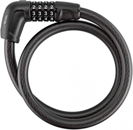 ABUS Verrous de vélo ABUS 6415C SCLL Câble antivol Unisex, Black, 85 cm