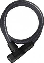 ABUS Verrous de vélo ABUS 6615K Câble-antivol vélo à clé Unisex, Black, 85 cm