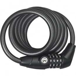 ABUS Verrous de vélo ABUS Antivol-Spirale Key Combo 1650" 1m85 Unisex, Black, 185 cm