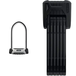 ABUS Verrous de vélo Abus GRANIT XPlus 540 U-Lock 160HB300 Antirrobo, 300 mm + EaZy KF & 6500 / 85 Bordo Granit X-Plus / Antivol pliable 85 cm Noir