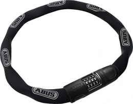 ABUS Verrous de vélo ABUS Steel-O-Chain 8808C / 110 BK Unisex, Nero (Rosso), Taglia Unica