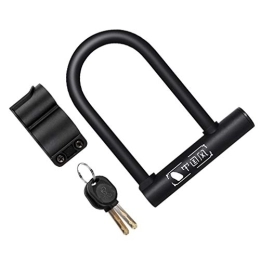 BESPORTBLE Verrous de vélo BESPORTBLE U-lock Antivol De Vélo En Métal Antivol Route Vtt Cadenas De Casque De Vélo Blocage De Disque Câble Antivol Câble Métallique Antivol De Vélo Robuste Acier Carbone Accessoires