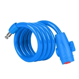 LahAd Verrous de vélo Cable Antivol Cadenas Velo Antivol Chaine Antivol Moto Antivol Velo Code Cable Antivol Velo Chaine Velo Antivol Antivol Cadenas Moto pour ÉQuipement De VéLo Blue, Freesize