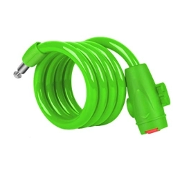 LahAd Verrous de vélo Cable Antivol Cadenas Velo Antivol Chaine Antivol Moto Antivol Velo Code Cable Antivol Velo Chaine Velo Antivol Antivol Cadenas Moto pour ÉQuipement De VéLo Green, Freesize