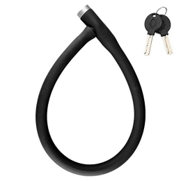 LahAd Verrous de vélo Cadenas Velo Antivol Chaine Antivol Cable Antivol Velo Chaine Velo Antivol Antivol Cadenas Moto Antivol Scooter Anti Vole pour Velo pour ÉQuipement De VéLo Black, Freesize