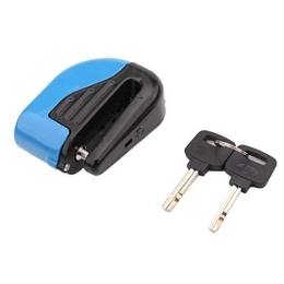 EVTSCAN Accessoires EVTSCAN Serrure de Frein à Disque, 2 Couleurs vélo Cyclisme Petite Serrure d'alarme antivol Robuste vélo Frein Roue Disque Rotor Serrure pour Scooter Moto(Bleu)