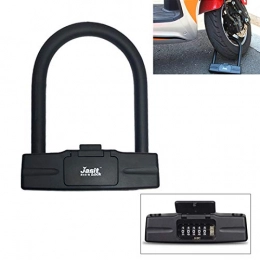 Finghuin Sports de Plein air, Sac  Dos de Sport, Casque de for Utiliser Le U en Forme de Moto de scurit  Bicyclette Code 5-numrique Combination Lock (Noir) (Couleur : Black)