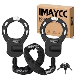 IMAYCC Verrous de vélo IMAYCC Antivol Trotinette Electrique, Cadenas Trotinette Electrique, Menottes Antivol Trottinette électrique, Idéal Pour Les Vélos, Trottinettes, Poussettes, Moto Electrique Adulte, Portail, Clôture, Etc