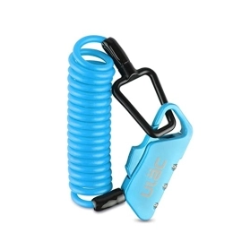 OUSIKA Verrous de vélo OUSIKA Mini antivol de vélo mot de passe à 3 chiffres antivol antivol de vélo casque de vélo combinaison de Code câble de sécurité antivol 4.15mm Dia Cadenas (Color : K-2N-BLUE-1200mm)