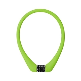 Xinxinchaoshi Verrous de vélo xinxinchaoshi Antivol U pour vélo Acier Silicone Cable Lock vélos antivol VTT électrique Auto Moto Verrouillage chaîne de Verrouillage de Porte Antivol de vélo (Color : Green)