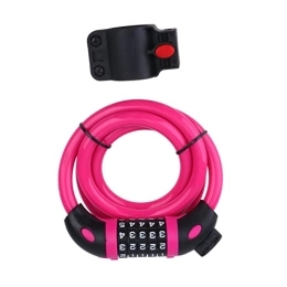 Yardwe Accessoires Yardwe 5 Anti-blocage Cadenas De Vélo à Enroulement Automatique Nombre Anti-vélos Câble De Vélo Câble Antivol Vélo Accessoires De Vélo Haute Serrure Équipement De Cyclisme Câble En Acier