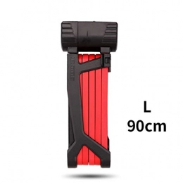 yyqxhly Verrous de vélo yyqxhly Pliant Verrouillage antivol Pliable vlo de Verrouillage pour la Moto Scooter E-Bike, ET490-L-Red