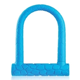 ZECHAO Verrous de vélo ZECHAO Bike u verrouillage, anti-vol Bicycle Secure Locks High Duty Combinaison de 4 pieds Longueur Câble de sécurité Bicycle D Lock Hackila avec clé vélo câble (Color : Blue, Size : 16 * 25cm)