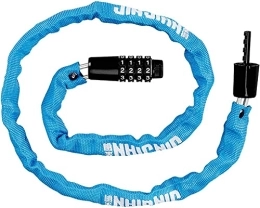 ZECHAO Accessoires ZECHAO Sécurité Lock de vélo antivol, verrouillage de mot de passe verrouillage réinitialisé la chaîne de vélos moto, scooter, poussette, clôture, porte vélo câble (Color : Blue, Size : 100cm)