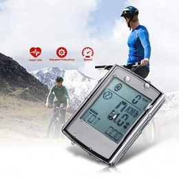 AXDNH Accessori AXDNH Computer da Bicicletta, Cycling Computer 3 in 1 Mountain Road Bike Computer da Bicicletta Impermeabile Monitor Automatico della frequenza cardiaca Wake-up (Wireless)