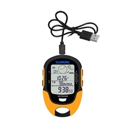 BESPORTBLE Accessori BESPORTBLE Termometro a Bussola GPS Portatile Misuratore di umidità GPS Ad Alta Sensibilità Navigatore GPS Portatile per Campeggio Esterno